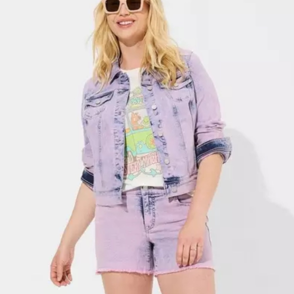 🍬🆕 NWT ACID LILAC JEAN SHORTS 🆕 🍬